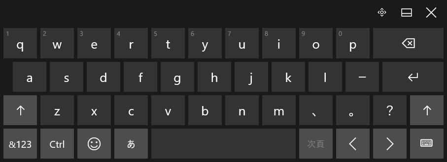 タッチキーボードでファンクションキーを使う Windows10 Wnkhs Net