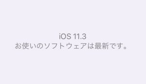 iOS11.3 最新！