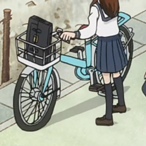 高木さんの自転車（アップ）