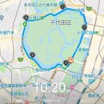 2019年12月24日 皇居ラン Huawei Watch GT ショート画像
