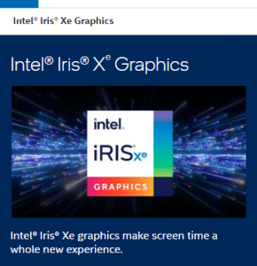 Intel Iris Xe