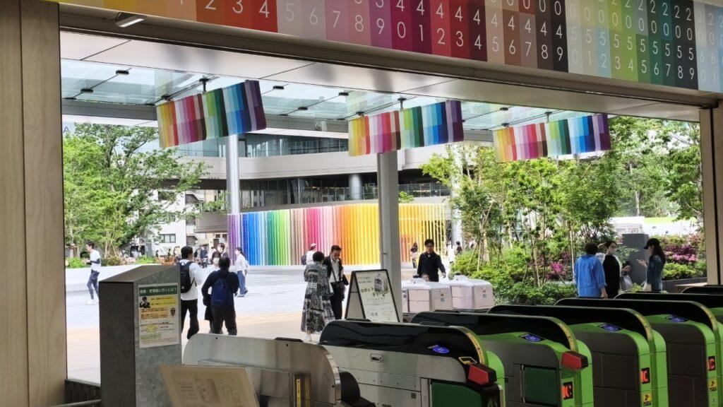 改札からの見た目