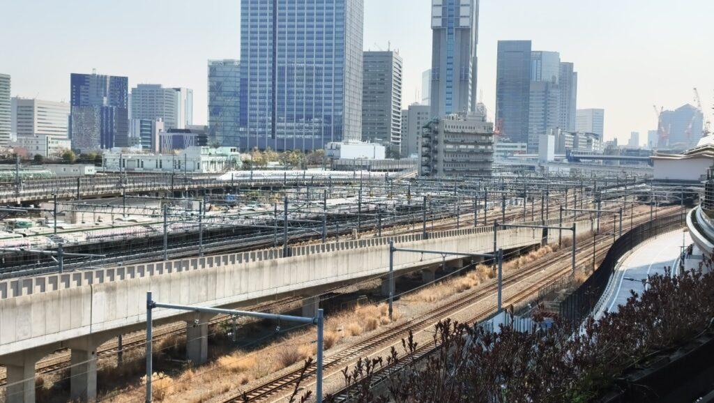 品川駅は工事中