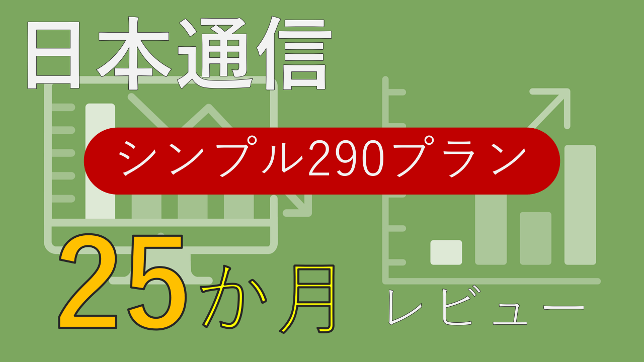 日本通信 25か月目